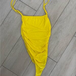 Bright Yellow bodysuit